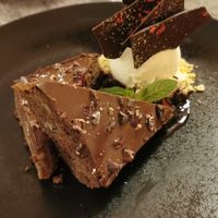 Dessert at Casa Sanz at Hotel Bidasoa in Santiago