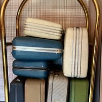 Luggage  at Casa Sanz at Hotel Bidasoa in Santiago