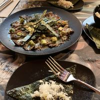 Oyster Mushroom Carpaccioo  at Casa Sanz at Hotel Bidasoa in Santiago