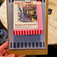 Menu page at Kaufladen Speyer Unverpackt Café at Kaufladen Speyer Unverpackt in Speyer