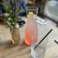 Hibiscus lemonade  at Evelyn's in Manchester
