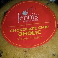 Vegan chocolate chip cookie. at Jenni's Noodle House - S Shepherd in Houston