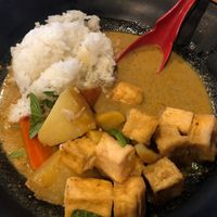 Art Car Curry (vegan) at Jenni's Noodle House - S Shepherd in Houston