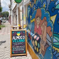 Outside at Curry Natural in Sao Paulo