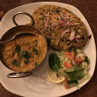 My biryani   at Cardamon in Hebden Bridge