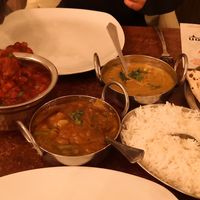 A mix platter. at Cardamon in Hebden Bridge