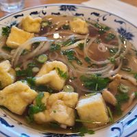 Tofu pho at Viet House in Fairfax