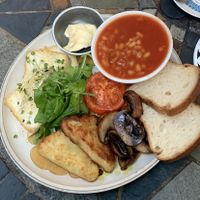 Vegan & gf full English   at Mooch in Hebden Bridge