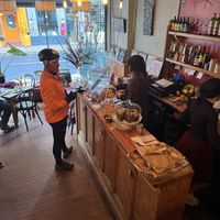 Counter  #Veganuary at Mooch in Hebden Bridge