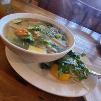 Vegan pho with tofu at Pho Sure in San Antonio