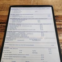 Menu at Pho Sure in San Antonio