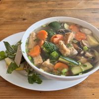 VEGETABLE PHO WITH FIRM TOFU  at Pho Sure in San Antonio