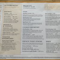 Menu 1  at Cote - Newcastle in Newcastle Upon Tyne