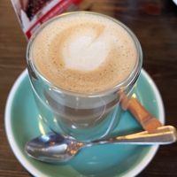 Oat latte  at Bill's in Manchester