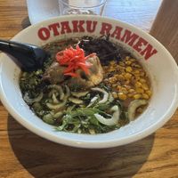 Triple garlic, vegan version (just without egg)  at Otaku Ramen in Nashville