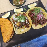 Vegan taco hits (quesabirria, campechano, carnitas) at La Chinesca in Paranaque