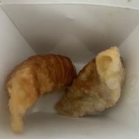 Vegan dumplings (come in pack of 3)  at Forbidden Noodles in La Grange