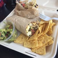 The breakfast burrito. It was delicious without being heavy!  at La Jenelle Natural Cafe in Oxnard