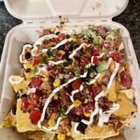 Nard Nachos ($15)  at La Jenelle Natural Cafe in Oxnard