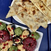 Phkali and Lobiani  at Nektari in Tskaltubo