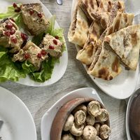 Vegan choices   at Nektari in Tskaltubo