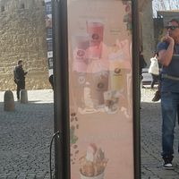 Vegan shakes at Amorino in Carcassonne