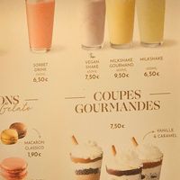 Vegan shake at Amorino in Carcassonne