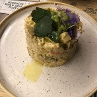 Ensaladilla de la moder  at Distrito Vegano Invernadero in Madrid