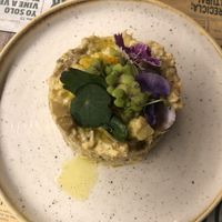 Ensaladilla de la moder  at Distrito Vegano Invernadero in Madrid