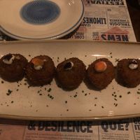 Croquettes   at Distrito Vegano Invernadero in Madrid