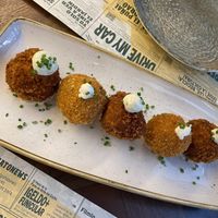 Croquetas  at Distrito Vegano Invernadero in Madrid