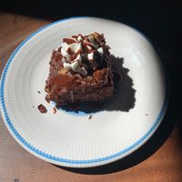 Bruch: brownie at Distrito Vegano Invernadero in Madrid