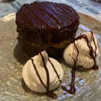 Tarta de chocolate y naranja  at Distrito Vegano Invernadero in Madrid