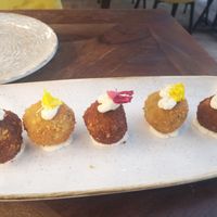 The Croquetas are the best choice at Distrito Vegano Invernadero in Madrid