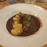 "Oxtail" at Distrito Vegano Invernadero in Madrid