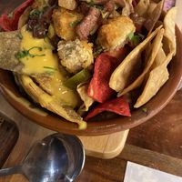 Nachos  at Distrito Vegano Invernadero in Madrid