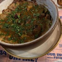 Tartiflette  at Distrito Vegano Invernadero in Madrid