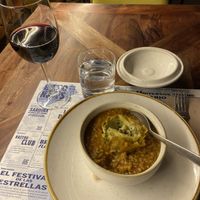 Arroz valenciana (prob microwaved cause it took minutes to serve and def didn’t taste fresh)  at Distrito Vegano Invernadero in Madrid