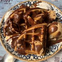 Sweet Waffle  at Distrito Vegano Invernadero in Madrid