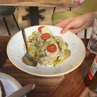 Potatoes  at Distrito Vegano Invernadero in Madrid