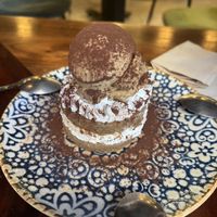 Tiramisu  at Distrito Vegano Invernadero in Madrid