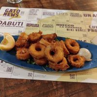 Calamares at Distrito Vegano Invernadero in Madrid