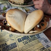 Bao at Distrito Vegano Invernadero in Madrid