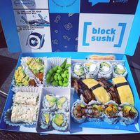 Big sample box   at Sushi But Like Vegan in Washington