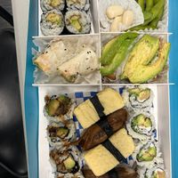 Large sushi box at Sushi But Like Vegan in Washington