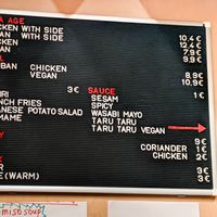 Menu at Tsu Tsu at Tsu Tsu in Berlin