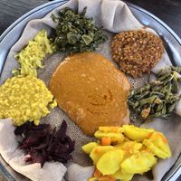Mixed vegetable dish (20k)  at Betty Ethiopian Restaurant and Inn in Entebbe