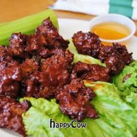 The vegan BBQ Wings that everyone seemed to enjoy. at Bluegrass Brewing Company in Louisville