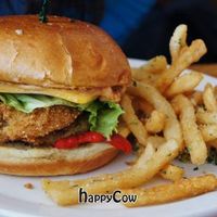 Sandwich and fries! at Bluegrass Brewing Company in Louisville