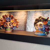 Decor at El Alebrije in Zurich